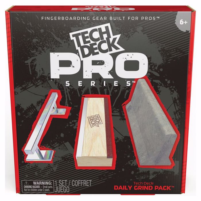 Tech Deck Epangelmatiki Seira  Daily Grind me 3 empodia -rampes